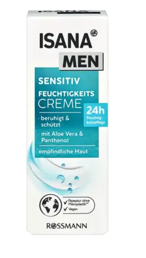 Moisturizing Cream - Body & Face Moisturizer for Sensitive Skin - Chamomile, Aloe Vera, Panthenol, Apricot Kernel Oil & Shea Butter - 2.53 oz - 75 ml - Germany