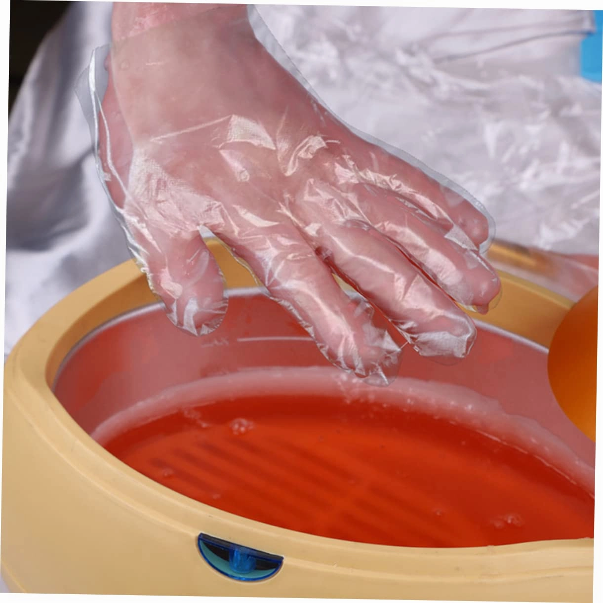 Moisturizing Hand Care Gloves Paraffin Spa Mitts Skin Treatment Kit for Foot Care Supplies Random Color
