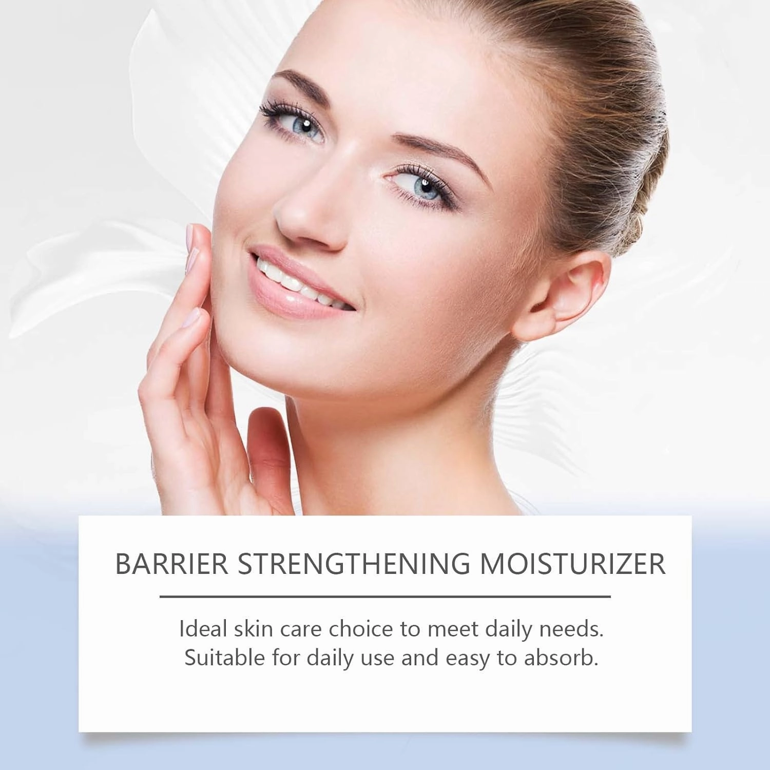 Molecular Mesh Barrier Repair Moisturizer, Ultra Moisturizing Collagen Cream, Soothing Light Cream, Strengthening Skin, Gentle Elastic Brightening Cream, Suitable for Sensitive Skin