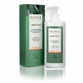 Moraz HerbAtopic Moisturizing Cream for Red, Irritated & Dry Skin – Steroid-Free Anti Itch Cream for Bug Bite Itch Relief, Sunburn Relief & Mild Skin Rashes – Rough and Bumpy Skin Lotion, 8.5 Fl Oz