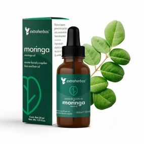 Moringa Oil | Cold Pressed, Vitamin E Rich, Hydrating and Anti-Aging Face and Hair Oil | Face and Hair Oil, 30ml