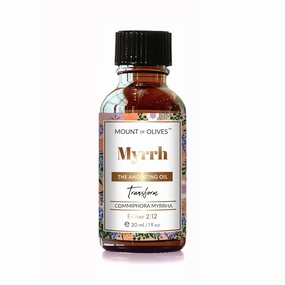 Mount of Olives - The Anointing Oil (Myrrh - The Anointing Oil, 30 mL / 1 fl oz) With Cosmeceuticals Derived from Biblical Botanicals