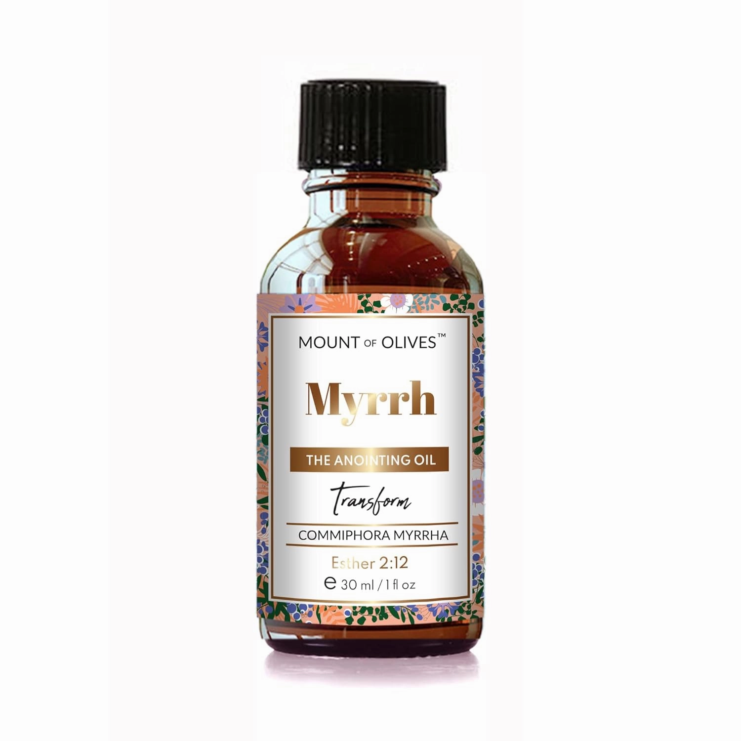 Mount of Olives - The Anointing Oil (Myrrh - The Anointing Oil, 30 mL / 1 fl oz) With Cosmeceuticals Derived from Biblical Botanicals