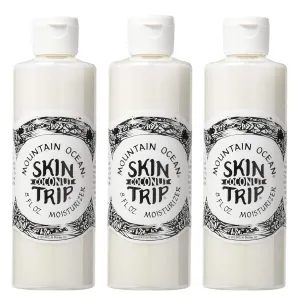 Mountain Ocean Skin Trip Coconut Lotion | 8oz - Pack of 3 | For All Skin Types | Coconut Oil, Aloe Vera, & Lanolin