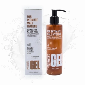 MYHIXEL Men's Intimate Wash – pH-Balanced Cleaner for Daily Hygiene & Protection – Sulfate-Free, Helps Prevent Infections, Refreshing Scent | 200ml