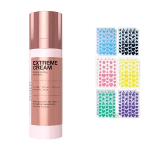 NAPH iNNBEAUTY PROJECT Extreme Cream Anti-Aging, Firming, & Lifting Refillable Moisturizer (1.7 oz / 50 mL)   Bonus Acne Patch (36 Pieces)
