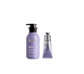 Nativa SPA Body Smoothing Lilac Bundle: Body Lotion (13.5oz) & Hand Cream (1.7oz) with Nourishing Quinoa Oil   Bioretinol