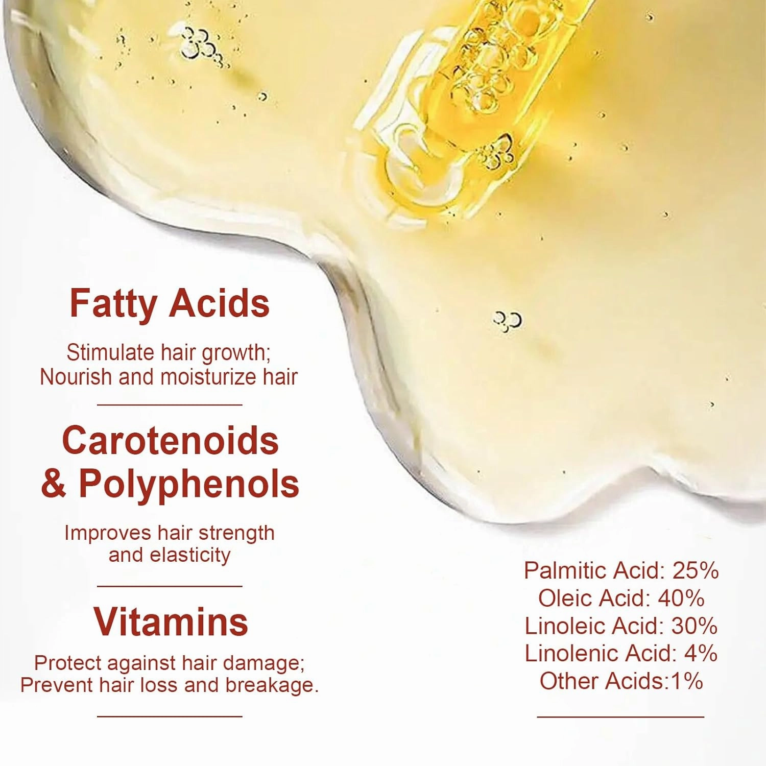Natural Batana Hair Revival Formula，Rosemary Oil for Hair Growth, 4in1 Liquid Batana Hair Oil