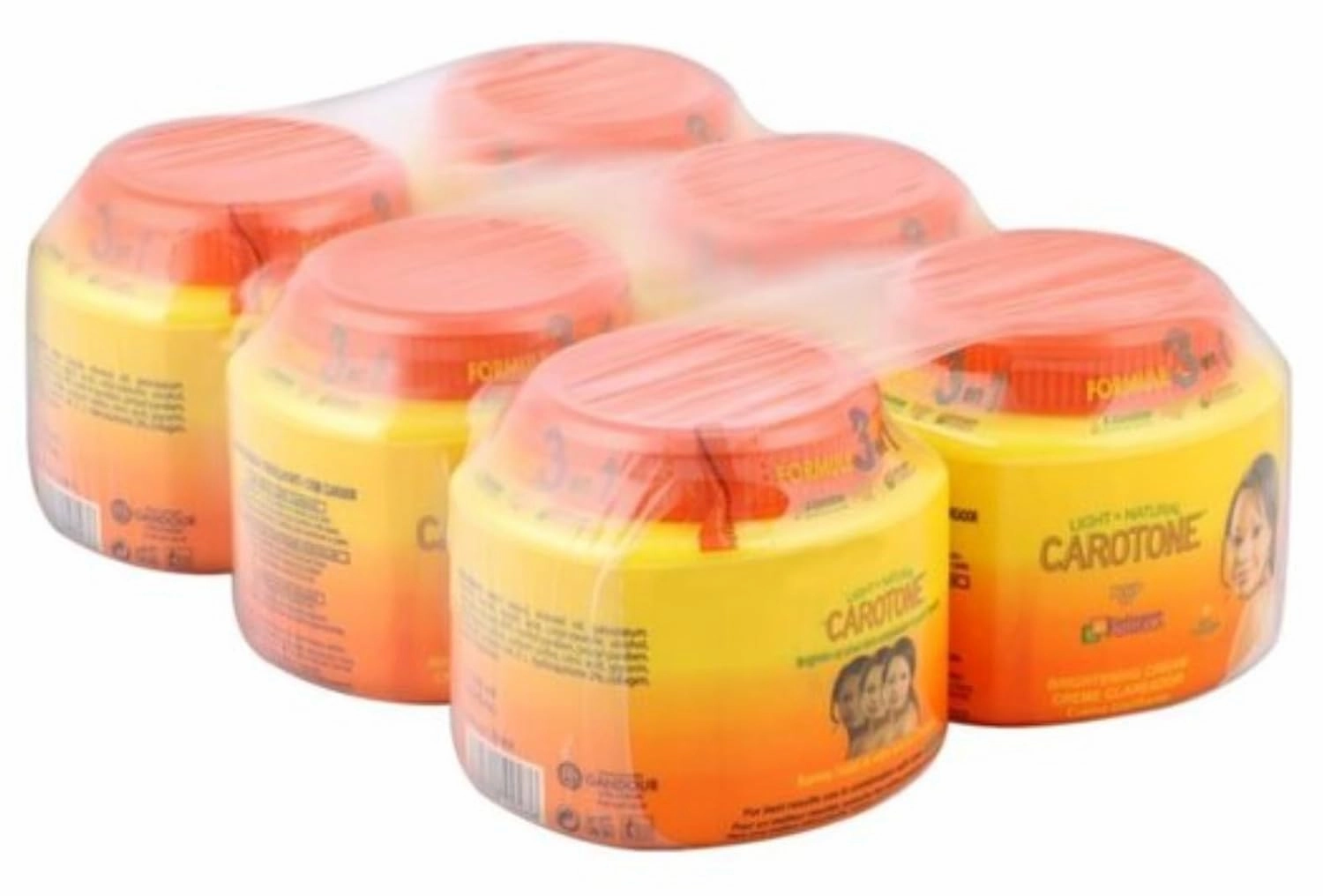 Natural Glow Carrot Cream – Daily Hydration with Carrot Extract and Vitamin E – Face and Body Care Moisturizer (Large - 300ml)