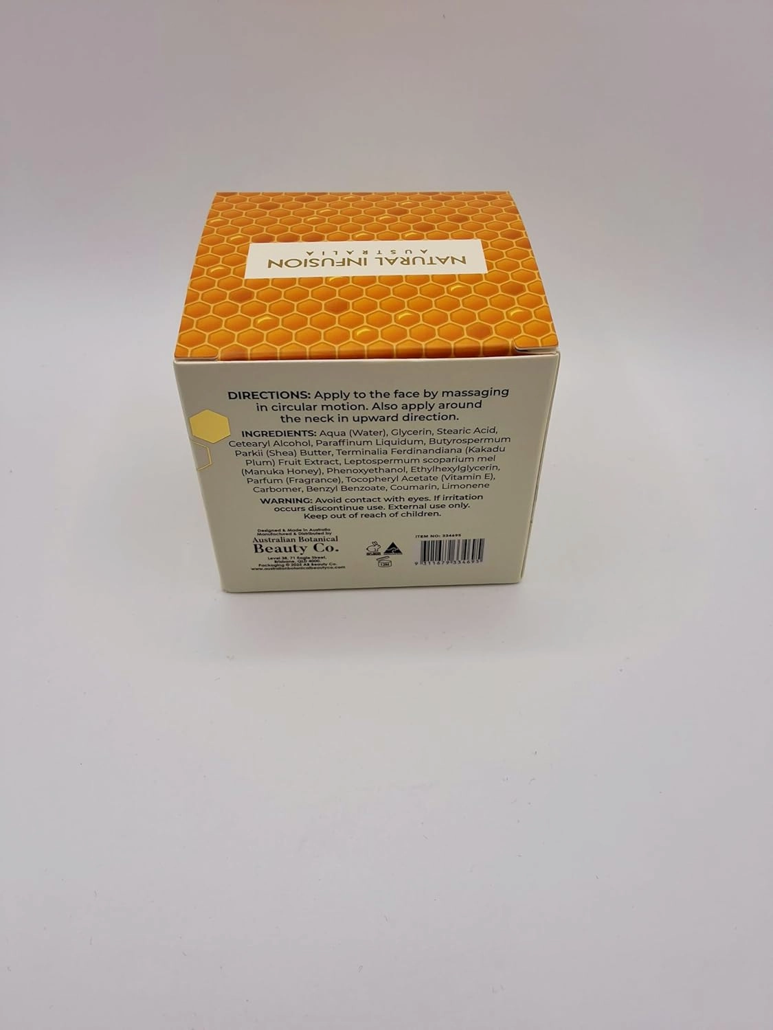 Natural Infusion Vitamin C with Manuka Honey Brightening & Moisturizing Face Cream – 3.52 fl. oz. | Hydrating Daily Face Cream for Radiant, Glowing Skin | Paraben-Free & Gentle for All Skin Types