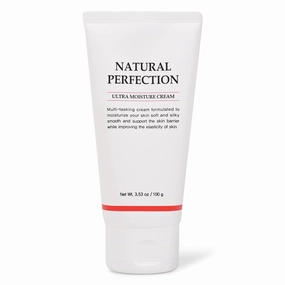 NATURAL PERFECTION ULTRA MOISTURE CREAM | Deep Moisturizing Lotion for Face | Skin Brightener for Face | Age Defying Face Cream | Korean Moisturizer for Combination Skin | 3.53 oz