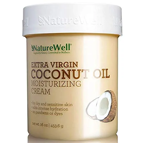 Nature Well Extra-Virgin Coconut Oil Moisturizing Cream 3 Packs (16 oz.) our cream is a light yet