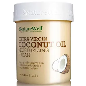 Nature Well Extra-Virgin Coconut Oil Moisturizing Cream 3 Packs (16 oz.) our cream is a light yet