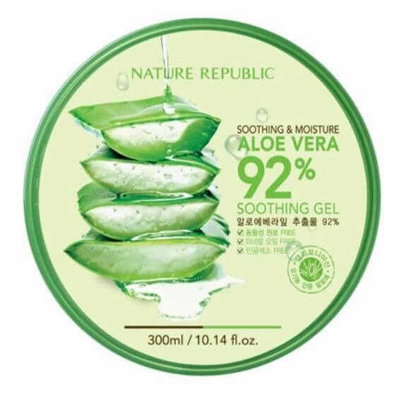 NATURE REPUBLIC - Soothing & Moisture Aloe Vera 92% Soothing Gel 300 ml