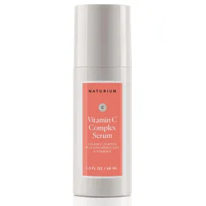 Naturium Vitamin C Complex Face Serum Jumbo, Anti-Aging Facial Treatment with Hyaluronic Acid & Vitamin E, 2 oz