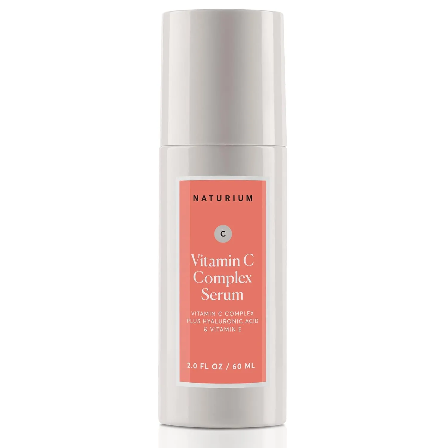 Naturium Vitamin C Complex Face Serum Jumbo, Anti-Aging Facial Treatment with Hyaluronic Acid & Vitamin E, 2 oz
