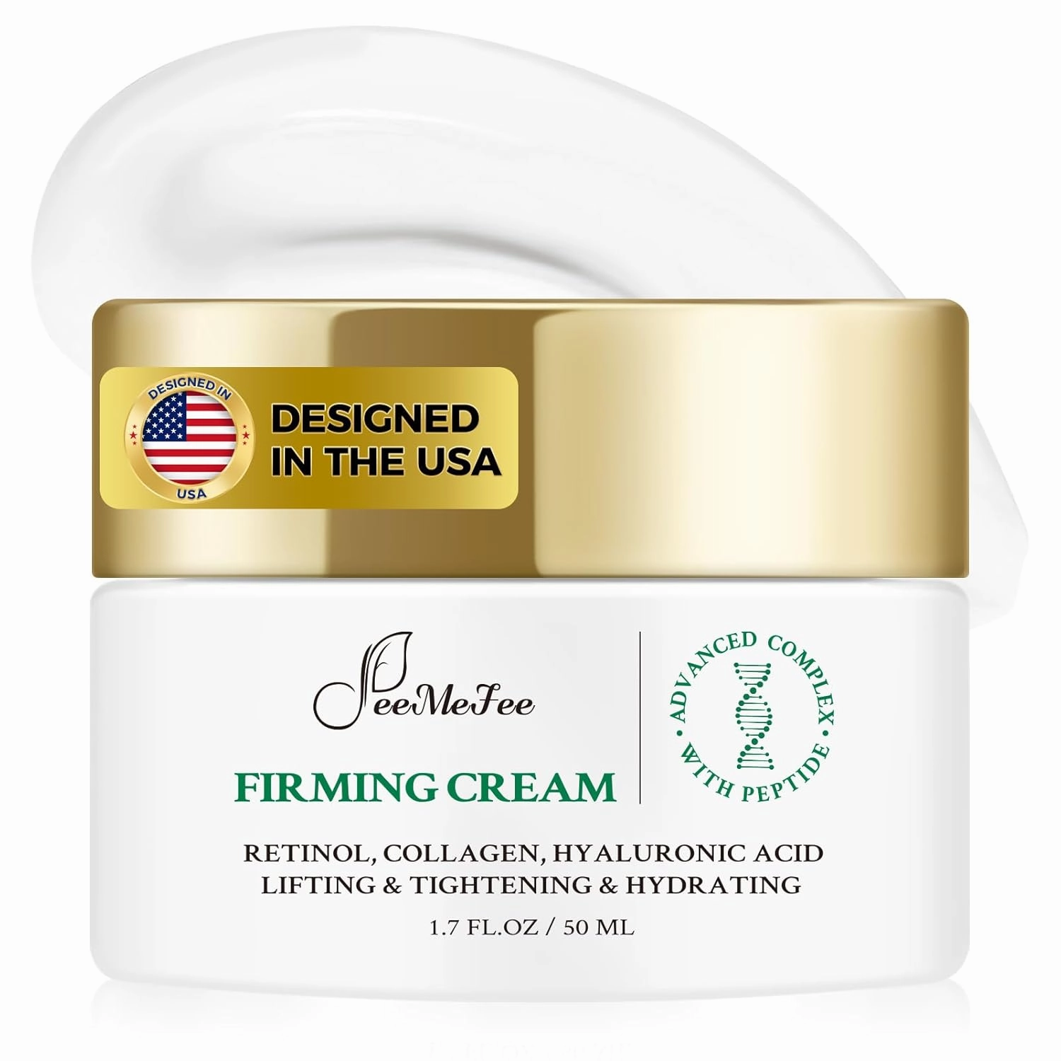Neck Firming Cream, Anti Aging Face Moisturizer with 1% Retinol, Collagen, Peptide & Hyaluronic Acid, Neck Creams for Tightening and Firming for Women & Men, Deep Hydration, Day & Night, 1.7 Fl Oz