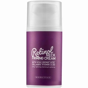 Neck Tightening Cream: Retinol Firming Creams for Neck and Face, Anti-Aging Moisturizer for Wrinkles Fine Lines with Retinol, Collagen & Hyaluronic Acid – 50ML