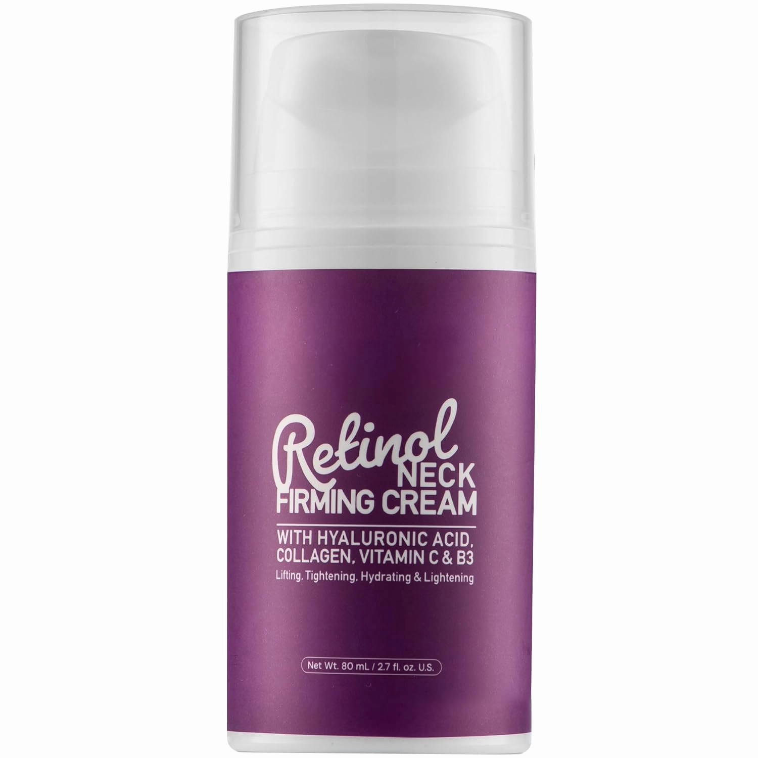 Neck Tightening Cream: Retinol Firming Creams for Neck and Face, Anti-Aging Moisturizer for Wrinkles Fine Lines with Retinol, Collagen & Hyaluronic Acid – 50ML