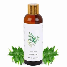 Neem Oil Pure & Natural support Hair Growth & Healthy Skin | Dry & Damaged Hair | Provides Moisture to Skin | All Skin & Hair Types - 100 ml
