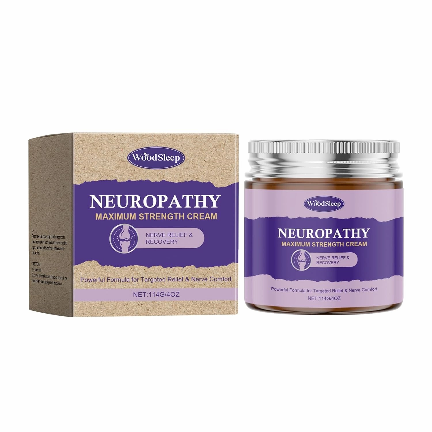 Neuropathy Cream,Body Cream Pain Relief for Feet Magnesium Cream For Neuropathy Magnesium Body Butter Deeply Moisturizes Skin, Keep Soft Smooth