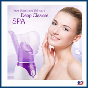 New NTFS Beauty Facial Steamer NTFS-618 Deep Cleanse Spa Moisturizing Steamer, box is distressed