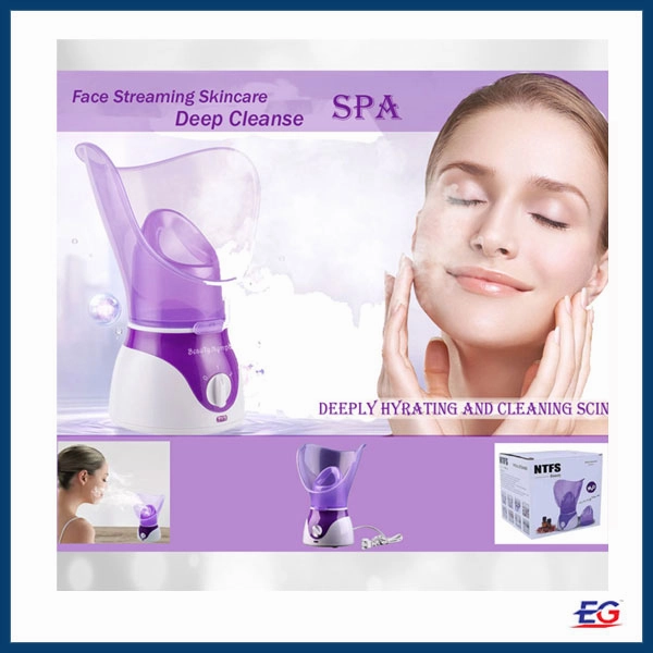 New NTFS Beauty Facial Steamer NTFS-618 Deep Cleanse Spa Moisturizing Steamer, box is distressed