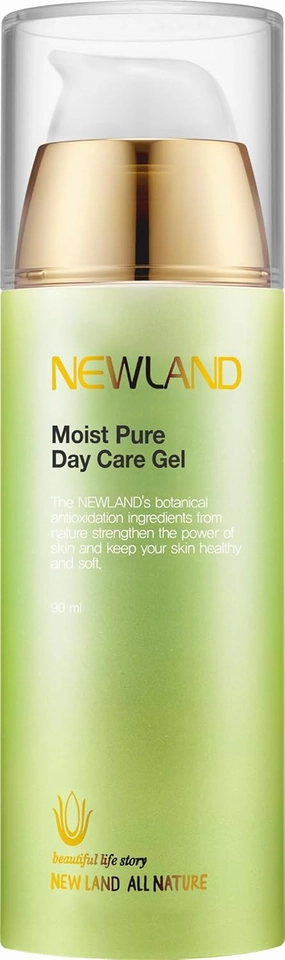 Newland All Nature Moist Pure Day Care Gel - 3.21 fl oz /95ml Instant Hydrating Refreshing Soothing Skin Barrier Strengthening with Botanical Extracts Korean Skincare