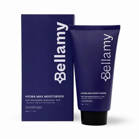 Niacinamide & Hyaluronic Acid Gel Moisturizer for Face | with Aloe Vera, Vitamin E & Pro Vitamin B5 | 48 Hours of Hydration & Oil Free | For Dry Skin, Oily Skin & Sensitive Skin | 50gm