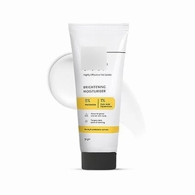 Niacinamide Brightening Face Moisturizer| 5% Niacinamide   1% Kojic Acid   5% Vitamin C | For Dark Spots And Uneven Skin Tone | Brightens & Hydrates | 50 Gm