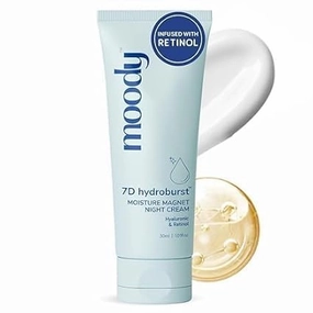 Night Cream with Hyaluronic Acid | Repairs Dark spot, Blemishes, & Wrinkles | Paraben Free | Lightweight, Quick-Absorbing, Non-Sticky Moisturizer, 30ml