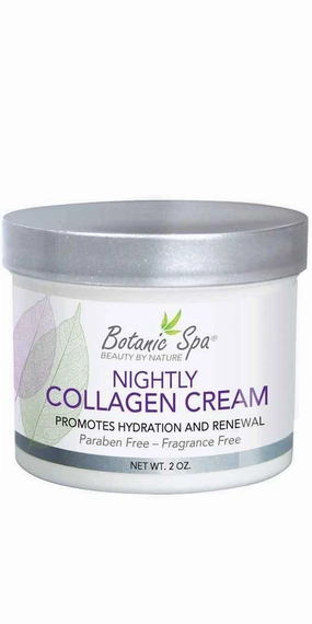 Nightly Collagen Cream - Fragrance-Free Hydrating Renewal - 2 oz