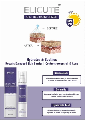 Non Pores Clogging/Minimizing, Acne Control, Sebo-Regulator Hydrant Dermatologically Proven Oil Free Matte Finish Moisturizer for Face Unisex