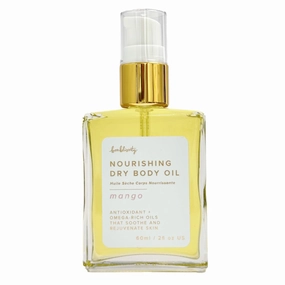 Nourishing Body Oils for Women, 2oz Travel Size - Mango Scented Body Oil, Non-Greasy Non-Comedogenic, Vitamin E Hydrating Moisturizer for Men and Women with Dry or Sensitive Skin