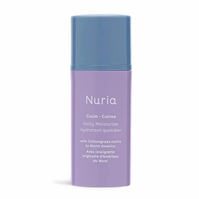 Nuria - Calm Daily Moisturizer for Face, Fragrance-free Face Moisturizer for Sensitive Skin, With Cotton Grass, Shea Butter, and Cocoa Butter, 30mL/1 fl oz