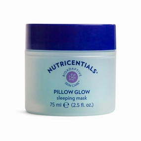 NuSkin NUTRICENTIALS® Pillow Glow Sleeping Mask | Overnight Hydration | Bioadaptive Botanical Complex | Red Algae | Apple Extract | Deep Sea Water | Skin Glowing & Pore Minimizing | 50 ml | 2 Pack
