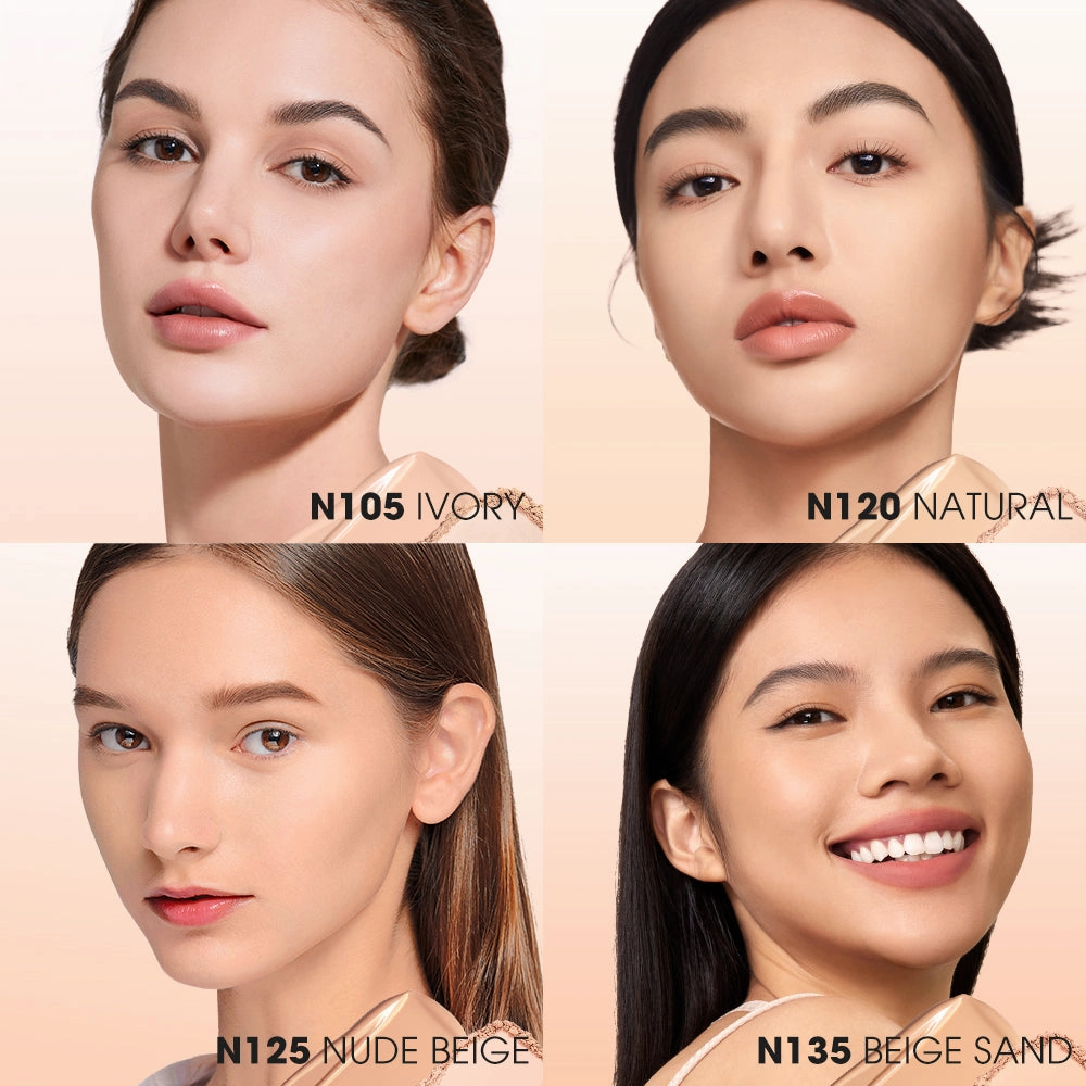 O.TWO.O 2024 New Arrival Full Coverage Cream Foundation 2-in-1 Setting Powder BB Cushion High Quality