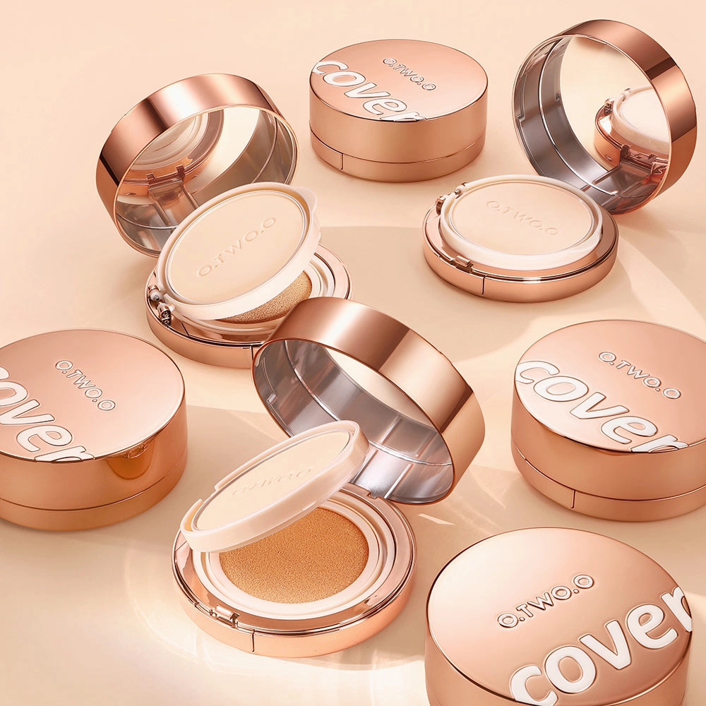 O.TWO.O 2024 New Arrival Full Coverage Cream Foundation 2-in-1 Setting Powder BB Cushion High Quality