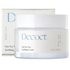 Oat-Tea Tree Soothing Cream 55ml | Vegan Korean skincare | Calming Moisturizer with 14.7% Oat Water & Tea Tree Oil for Sensitive Skin