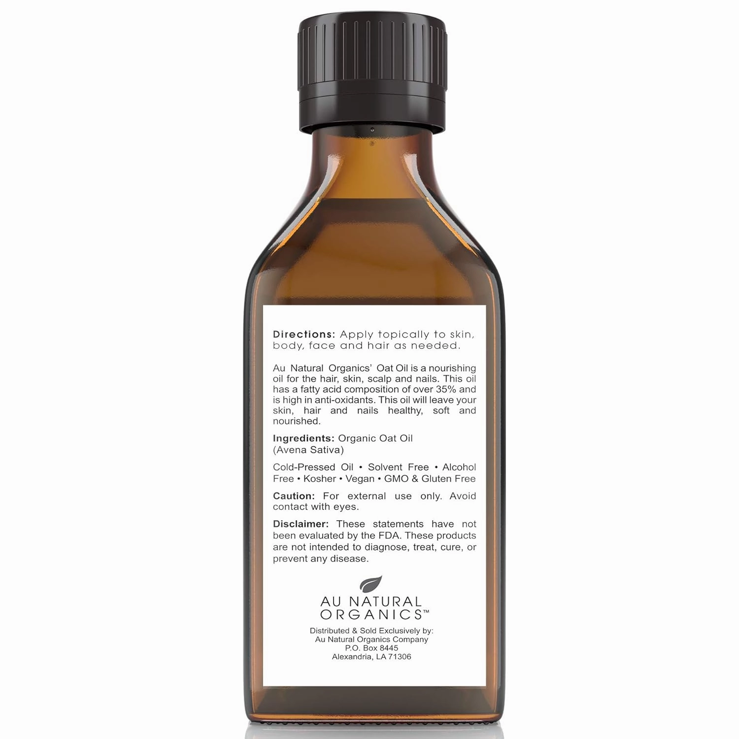 Oat Oil for Skin and Hair - Organic Cold Pressed Avena Sativa Kernal Oil, Moisturizing Face & Body Oils for Eczema, Scars & Dry Skin - Soap Making, Cleansing & Hydration, 100ml