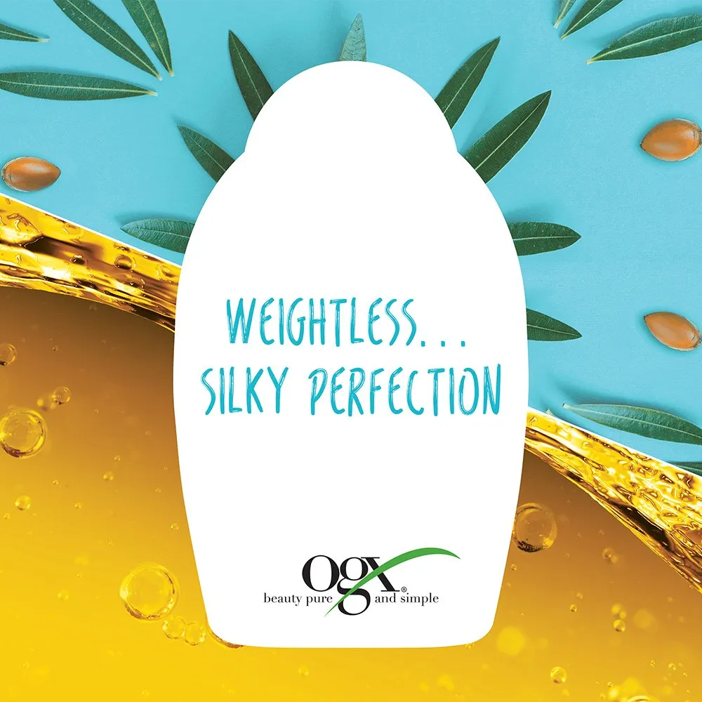 OGX Hydrate & Repair   Argan Oil of Morocco Creamy Hair Butter, Deep Moisturizing Leave-In or Rinse Treatment for Dry Hair, Paraben-Free, Sulfated-Surfactant Free, 6.6 oz