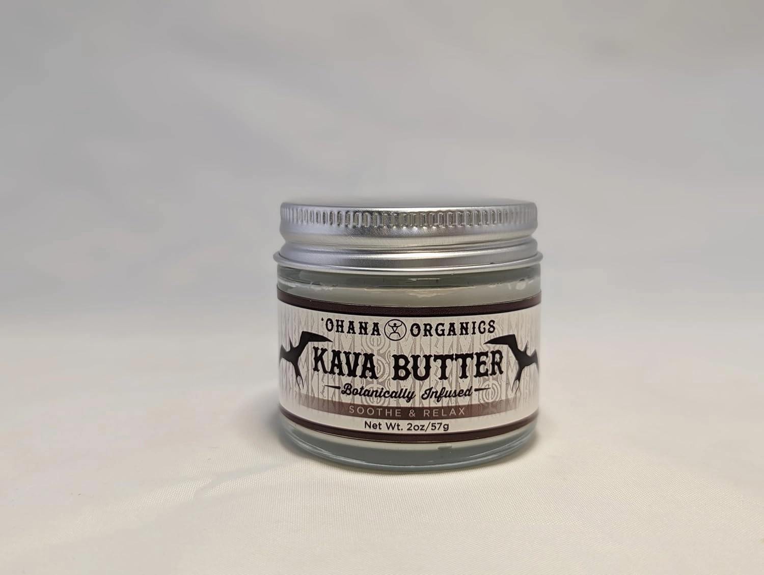 Ohana Organics Kava Butter- Whipped Skin Moisturizer, 2 oz, Relaxing Treatment, Natural, Cruelty Free