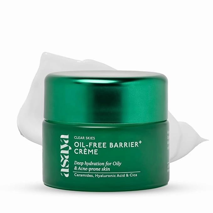 Oil Free Moisturizer with Niacinamide, Hyaluronic Acid and Ceramides | Fights Active Acne, Prevents Breakouts | Lightweight Moisturize 50g