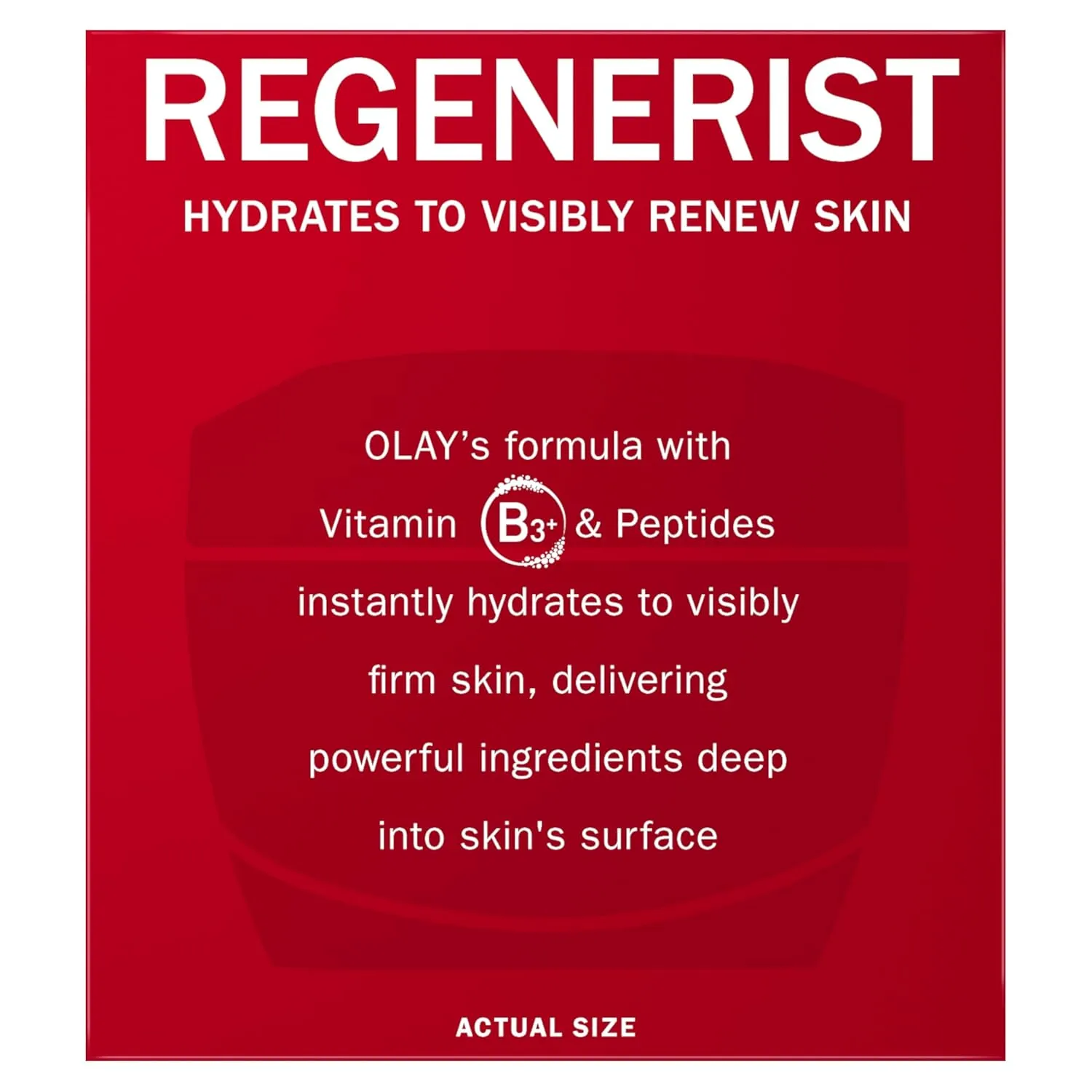 Olay Face Moisturizer, Regenerist Micro-Sculpting Cream for Women, Fragrance-Free - Hydrating, Anti-Aging, Anti-Wrinkle, Firming Skin Care - Hyaluronic Acid, Niacinamide, Amino Peptides, 1.7 Oz