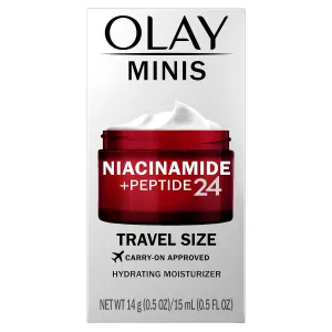 Olay Regenerist Niacinamide   Peptide 24 Hydrating Face Moisturizer with Vitamin B3 for Stronger Skin Barrier 0.5 oz, Travel Size
