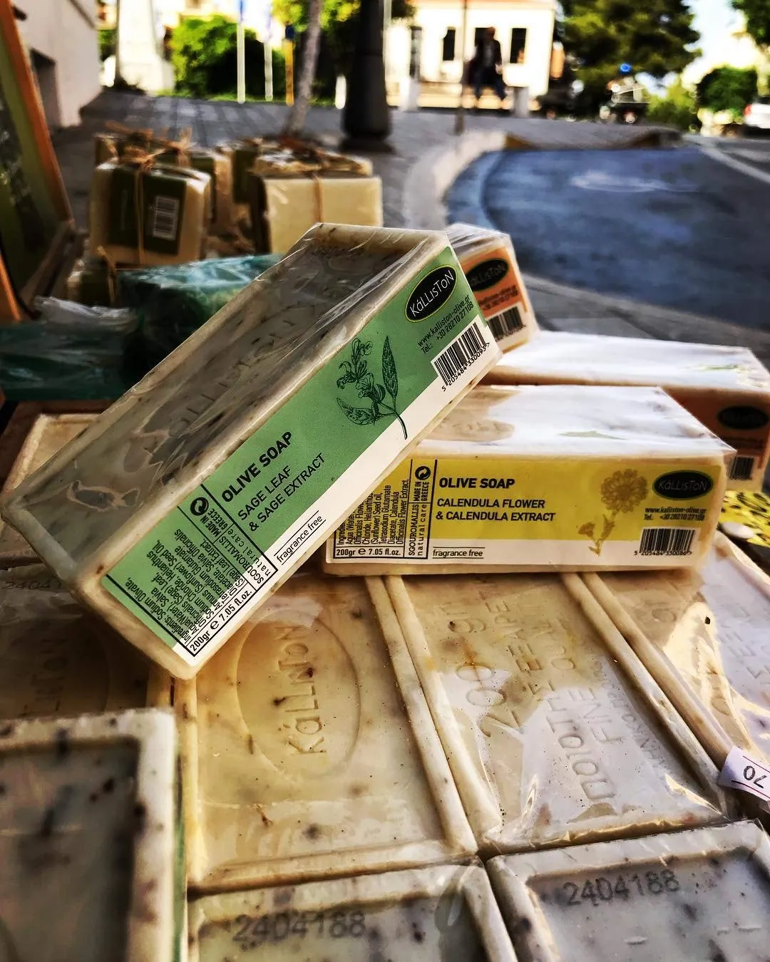 Olive Soap with Orange, Cinnamon Powder & Avocado Oil, Olive Soaps with Herbs Collection, For Detoxifying & Cleansing, 200g each soft bar, Pack of 2