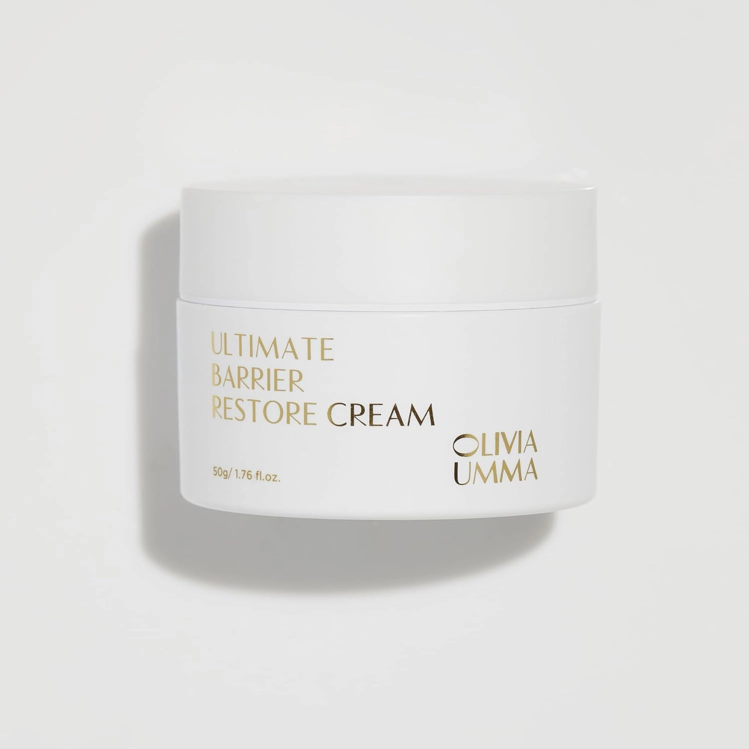 Olivia Umma Ultimate Barrier Restore Cream Korean Skincare - Hydrating Face Moisturizer with Hyaluronic Acid - Anti-Wrinkle , Skin Barrier Repair & Moisture Locking For Dry & Sensitive Skin - 50g