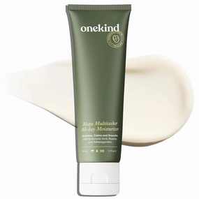 Onekind Mega Multitasker All-day Moisturizer, Corrective Anti-Aging, Lightweight, Non Greasy Hydration with Hyaluronic Acid & Ashwagandha, Quick Absorbing Erases Fine Lines & Wrinkles, for Men & Women