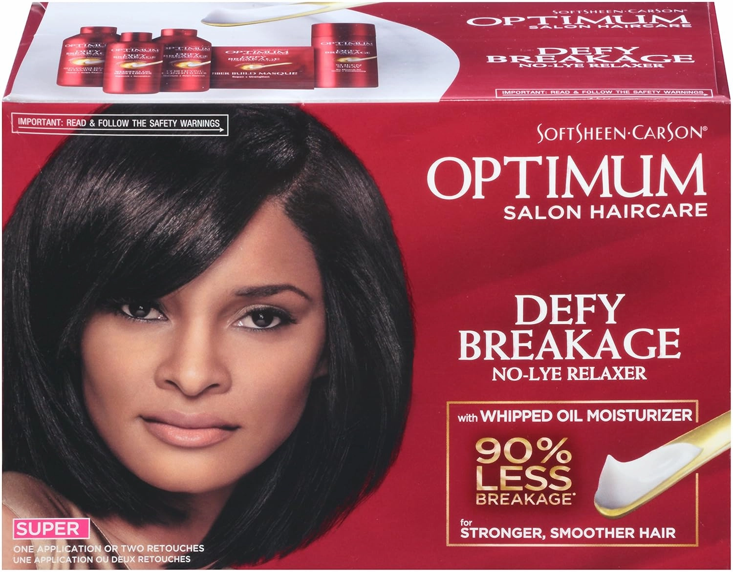 Optimum Care Advanced Anti-Breakage Conditioner with No-Lye Relaxer, For Normal Hair, 1 Count