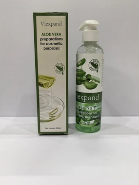 Organic Aloe Vera Gel for Face & Body, 96% Pure Aloe Gel Made within 12 Hours of Harvest, Ideal for Skin, Scalp, & Hair Hydration, Calming Moisturizer for Soothing After Sun Care Relief, 7oz